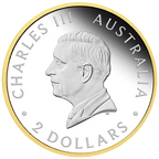 2024 The Perth Mint's 125th Anniversary Gilded 2oz Silver Proof