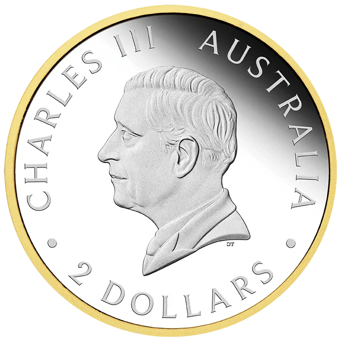 2024 The Perth Mint's 125th Anniversary Gilded 2oz Silver Proof