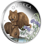 2023 $1 Australian Quokka 1oz Silver Proof Coloured Coin