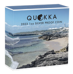 2023 $1 Australian Quokka 1oz Silver Proof Coloured Coin