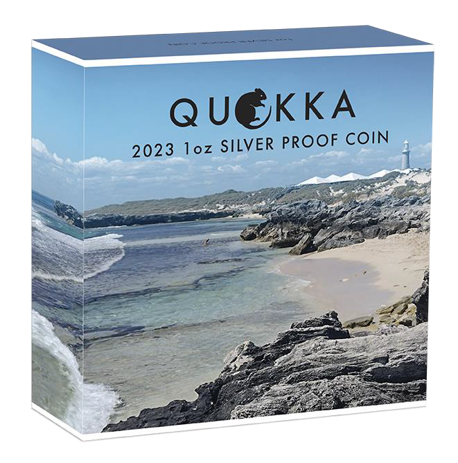 2023 $1 Australian Quokka 1oz Silver Proof Coloured Coin