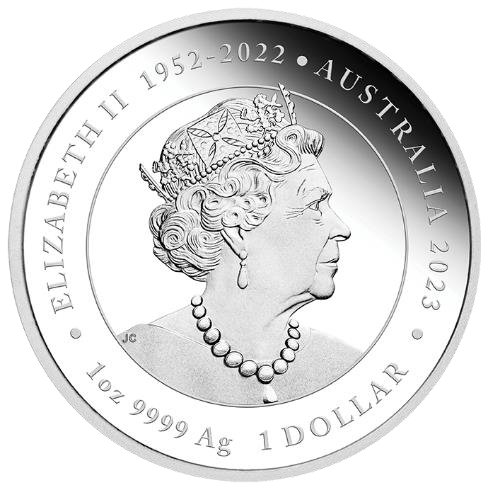 2023 $1 Australian Quokka 1oz Silver Proof Coloured Coin