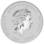 2023 James Bond Casino Royale Casino Chip 1oz Silver Coin in Card
