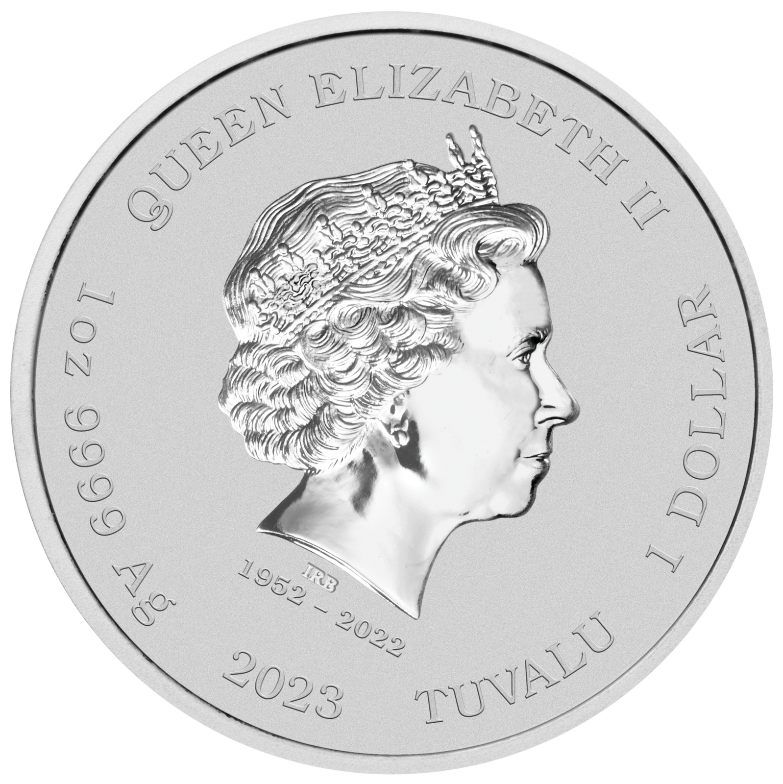 2023 James Bond Casino Royale Casino Chip 1oz Silver Coin in Card