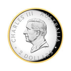 2025 Australian Kookaburra 2oz Silver Proof High Relief Gilded Coin