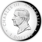 2025 Australian Kangaroo 1oz Silver Proof High Relief Coin