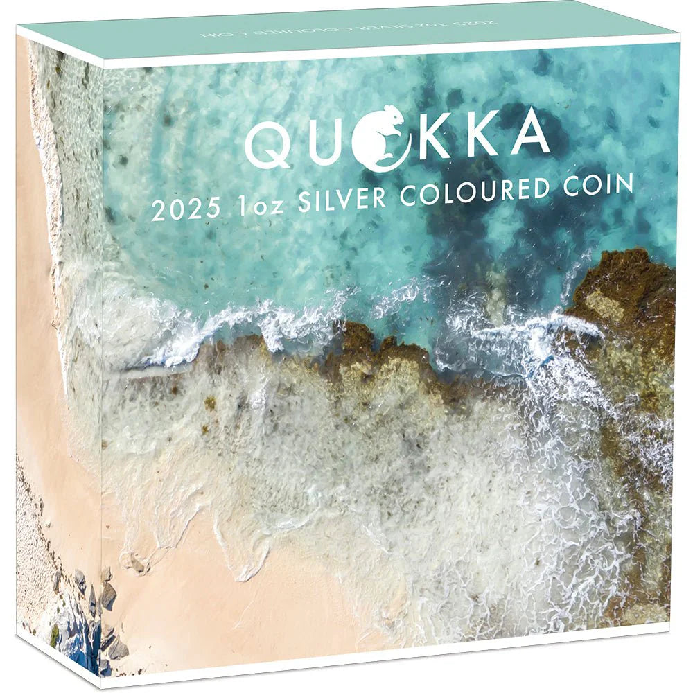 2025 Australian Quokka 1oz Silver Coloured Coin