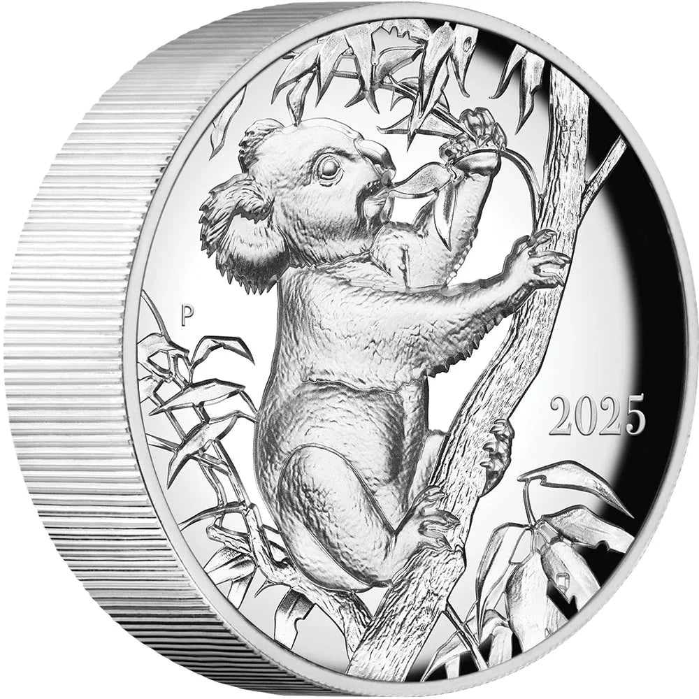 2025 Beth Zaiken Collection - The Koala 10oz Silver Proof Ultra High Relief Coin