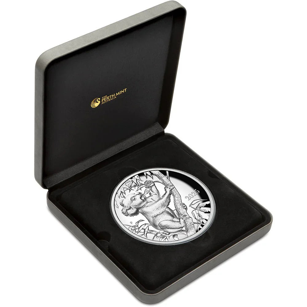 2025 Beth Zaiken Collection - The Koala 10oz Silver Proof Ultra High Relief Coin