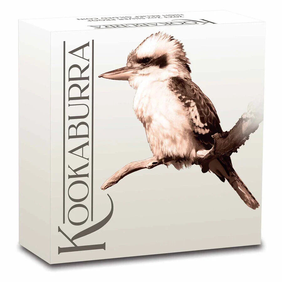2023 AUS 2 Oz Silver Gilded Australian Kookaburra Proof
