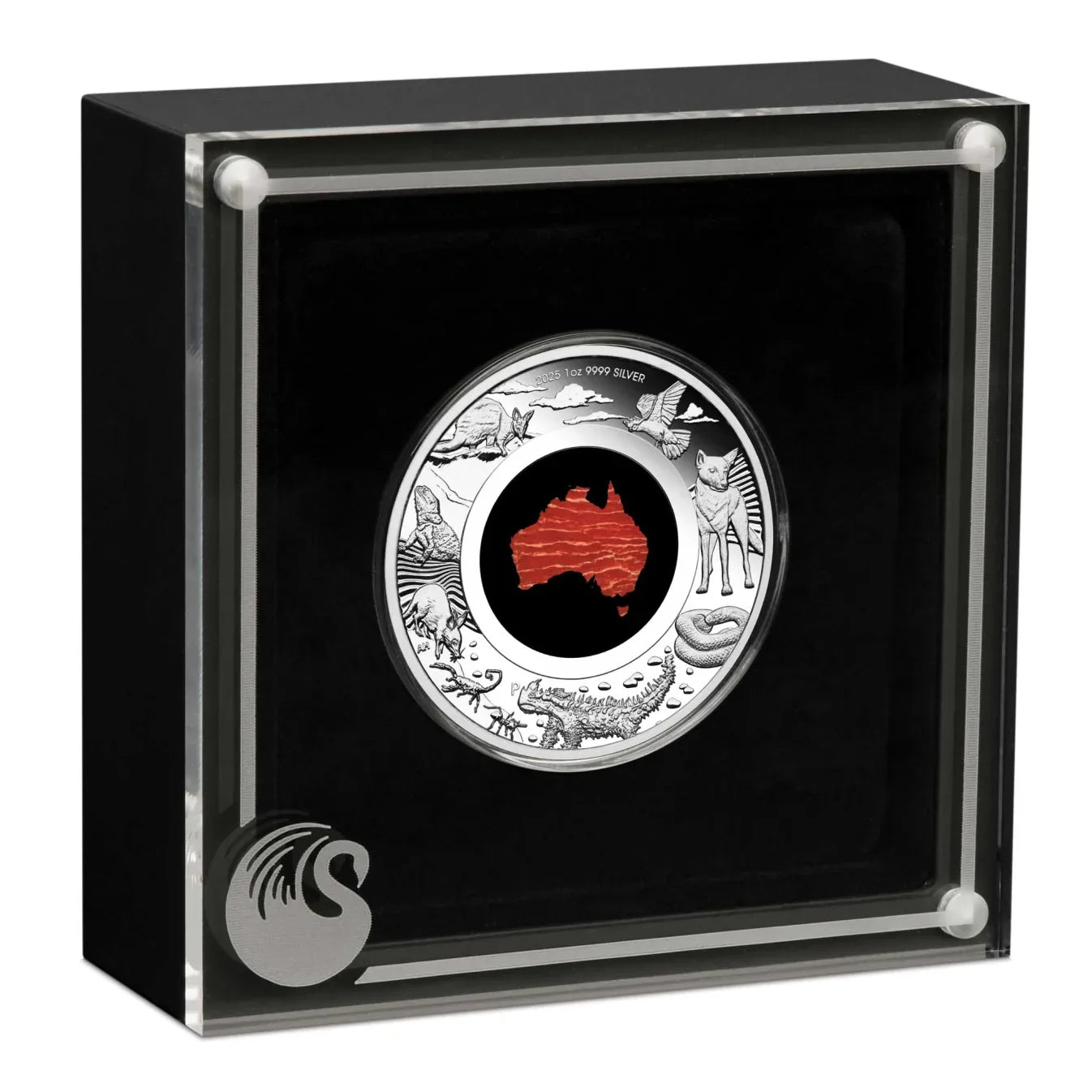 Great Southern Land 2025 1oz Silver Proof Snakeskin Jasper Coin