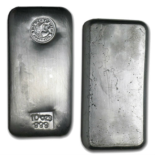 10 oz Perth Mint Silver  Bar