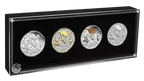 2024 Australia Perth Mint 125th Ann. Kangaroo 4 x 1 oz Silver Typeset Collection