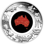 Great Southern Land 2025 1oz Silver Proof Snakeskin Jasper Coin