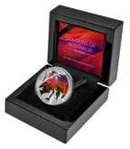 2024 Colours of Australia 'Red Centre' 1oz Silver Coloured Proof Coin