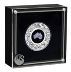 Australian 2022 1oz Silver Proof $1 LEPIDOLITE Coin Great Southern Land