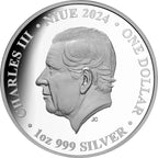 2024 Colours of Australia 'Red Centre' 1oz Silver Coloured Proof Coin