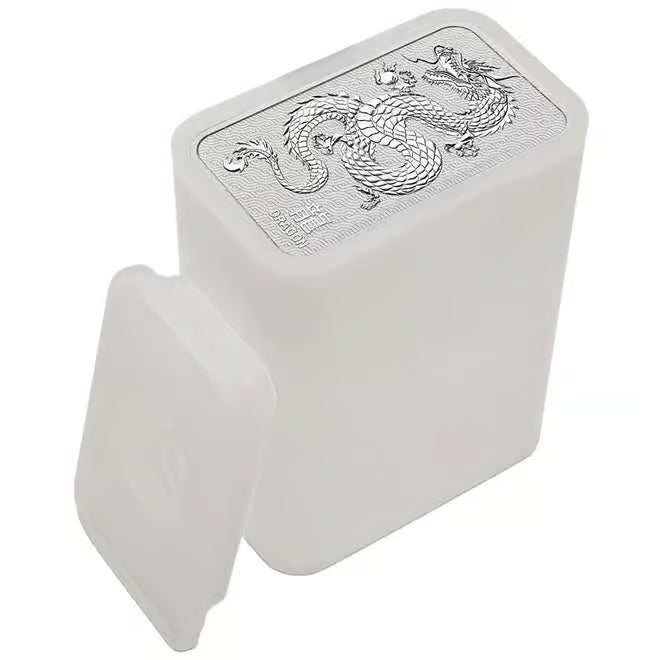 1 oz Perth Mint Lunar Dragon Silver Bar